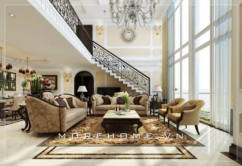  Thiết kế phòng khách biệt thự cao cấp, xứng tầm nhất
